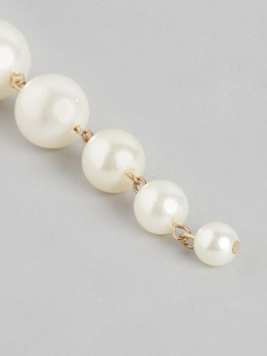 Chunky Pearl Drop Earrings – Gold Plated Statement Jewelry