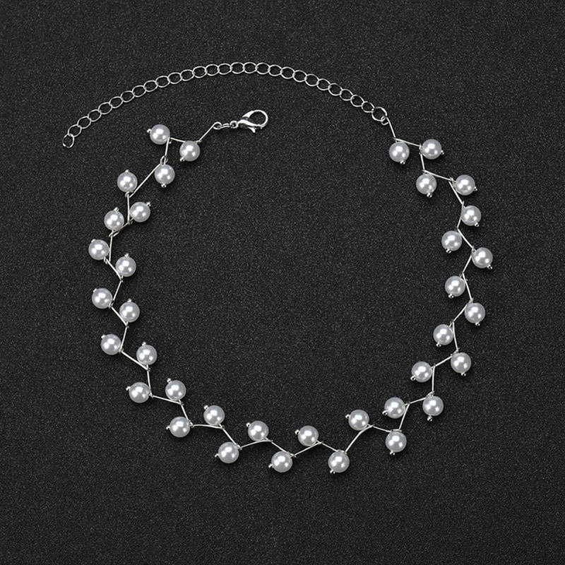 Minimalist Single Layer Necklace - Silver Plated, Elegant Design